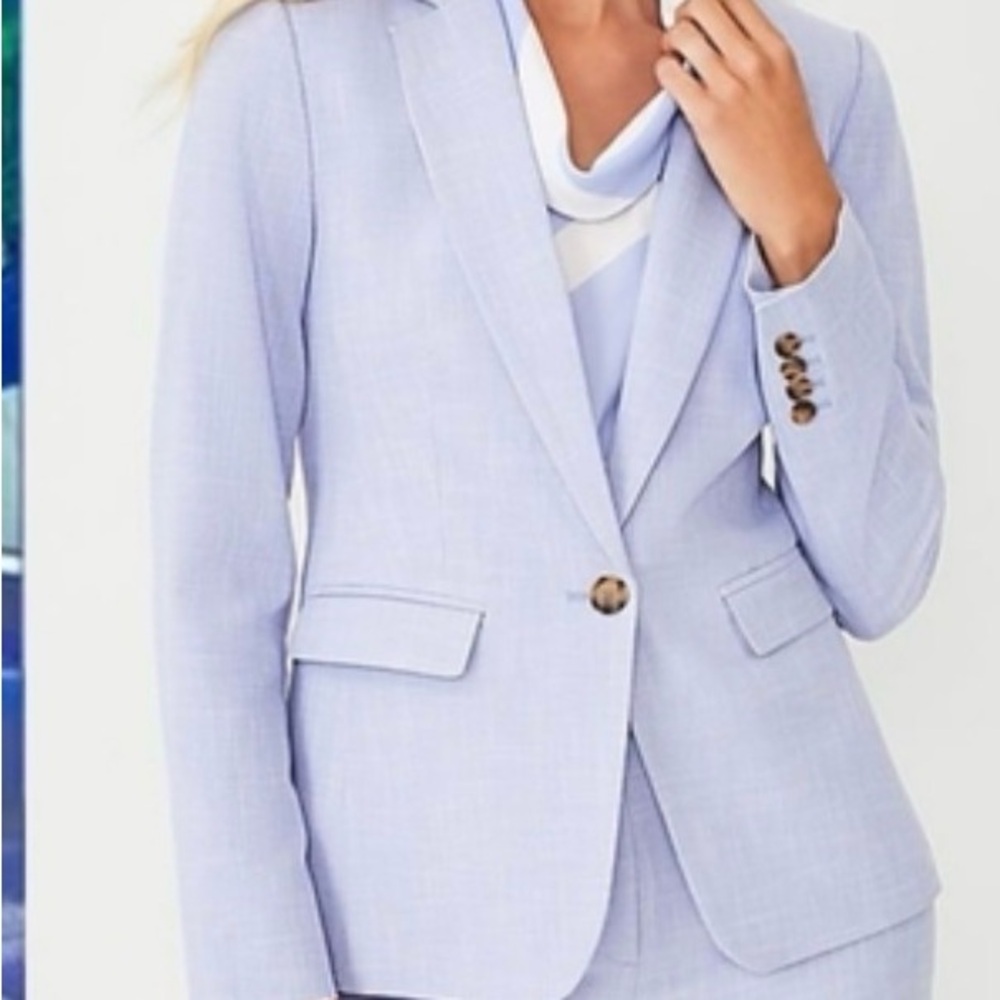 Ann Taylor Blazer in Wisteria color